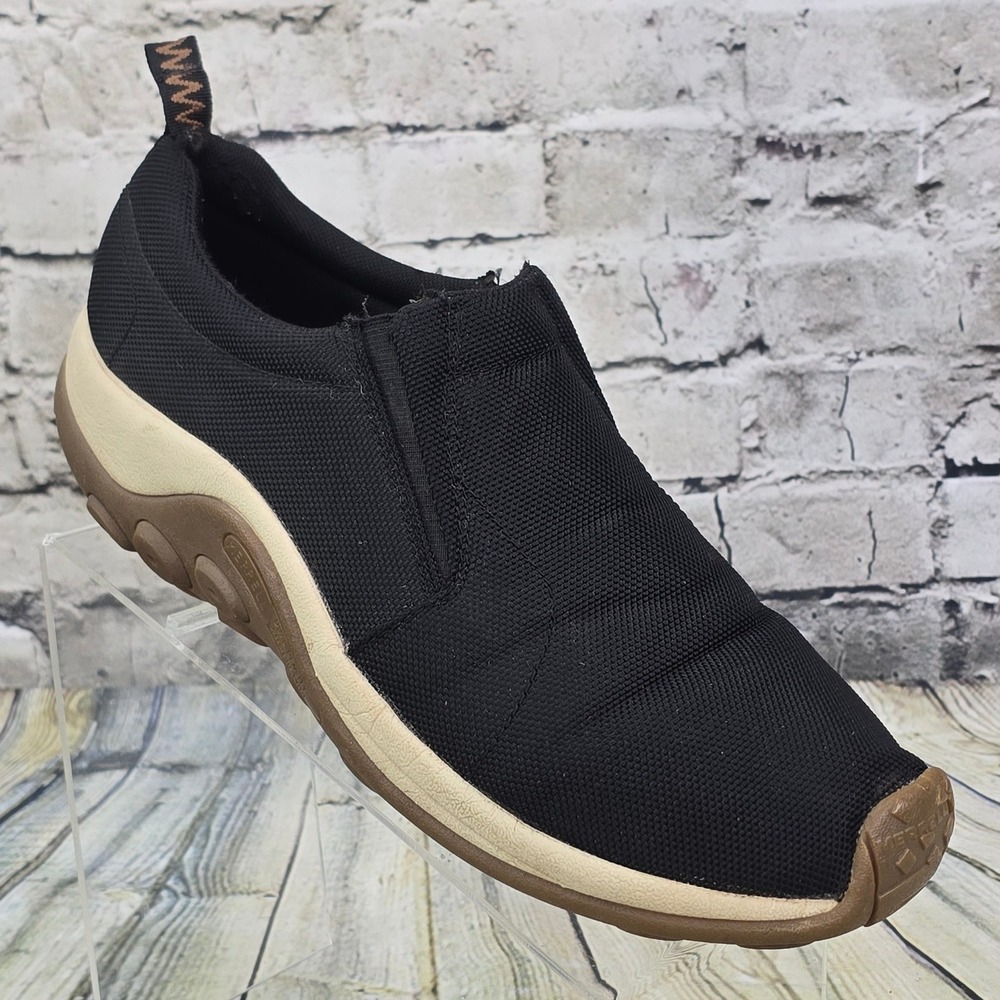 Merrell Jungle Moc Slip On Shoes Mens 11 Black Mesh Breathable Casual J003233